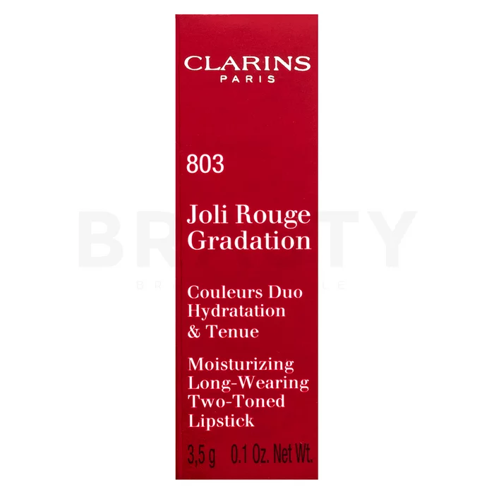 Clarins Joli Rouge Gradation Lipstick negovalna šminka 2v1 803 Plum Gradation 3,5 g