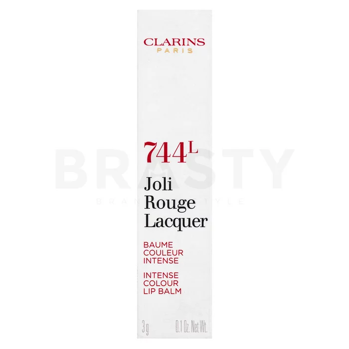 Clarins Joli Rouge Lacquer negovalna šminka 744L Plum 3,5 g
