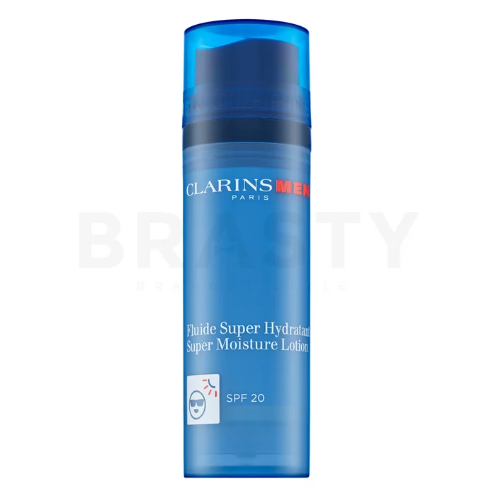 Clarins Men vlažilna in zaščitna tekočina Super Moisture Lotion SPF20 50 ml