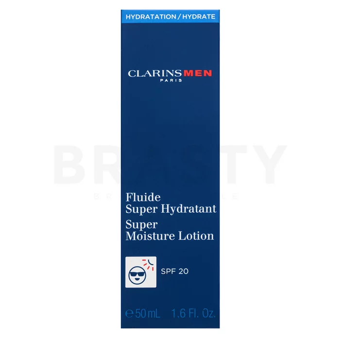 Clarins Men vlažilna in zaščitna tekočina Super Moisture Lotion SPF20 50 ml