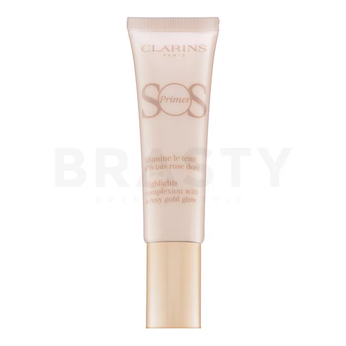 Clarins SOS Primer Osnova za temeljni premaz proti nepravilnostim na koži 08 Rosy Gold Pearls 30 ml