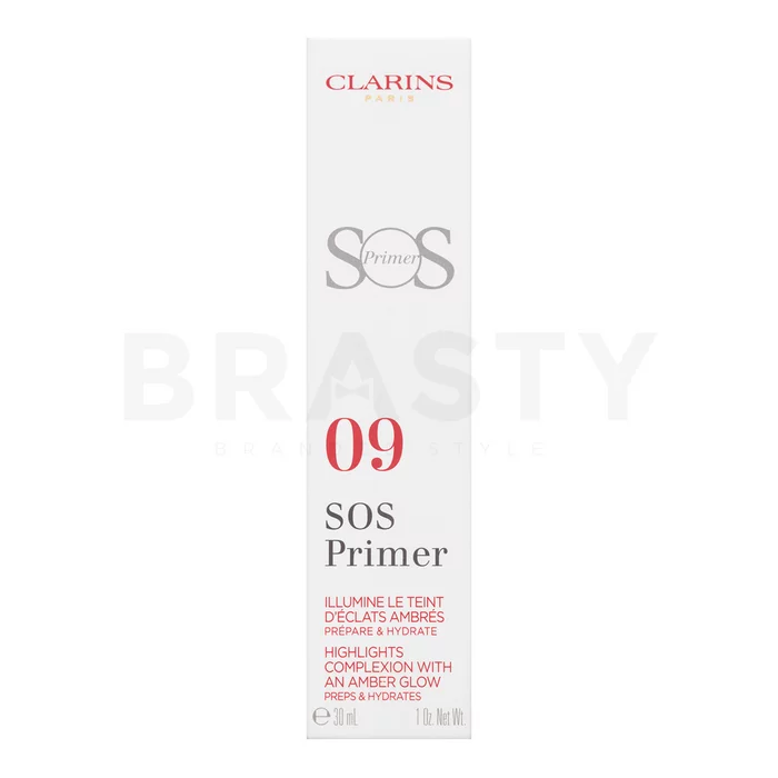 Clarins SOS Primer Osnova za temeljni premaz proti nepravilnostim na koži 09 Amber Pearls 30 ml