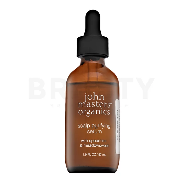 John Masters Organics Spearmint & Meadowsweet Scalp Purifying Serum siero detergente per tutti i tipi di capelli 57 ml