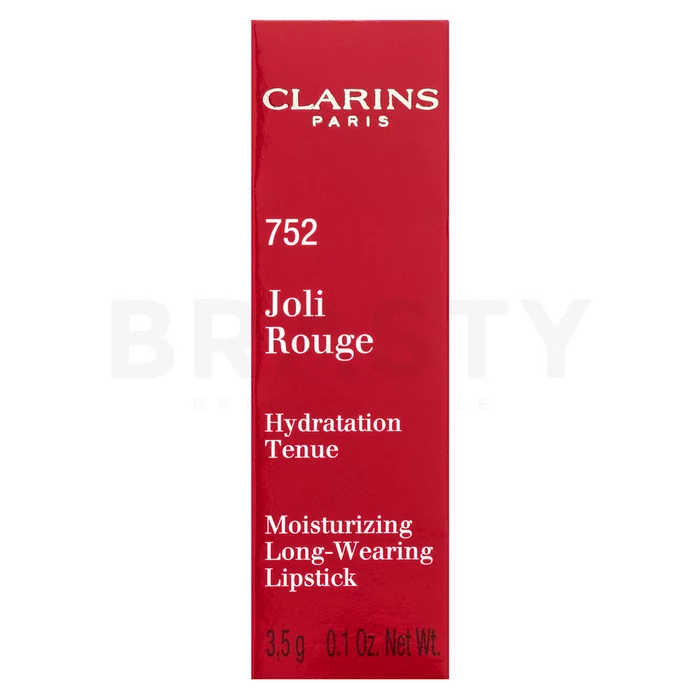 Clarins Joli Rouge Lipstick rossetto lunga tenuta con effetto idratante 752 Rosewood 3,5 g