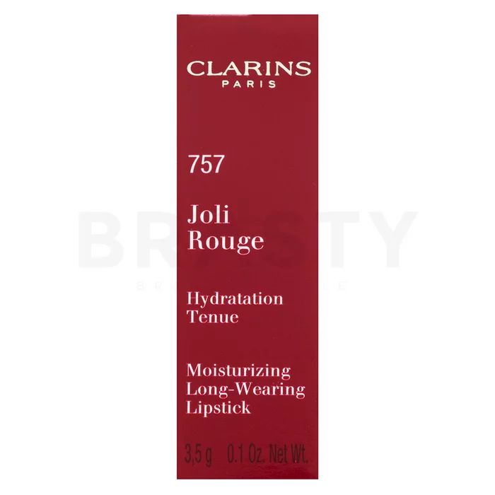 Clarins Joli Rouge Lipstick dolgo obstojna šminka z vlažilnim učinkom 757 Nude Brick 3,5 g