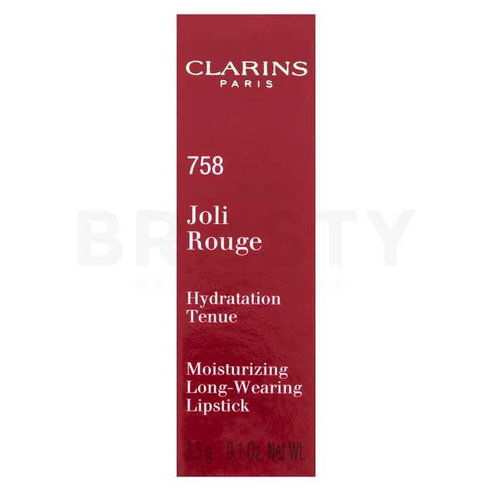Clarins Joli Rouge Lipstick dolgo obstojna šminka z vlažilnim učinkom 758 Sandy Pink 3,5 g