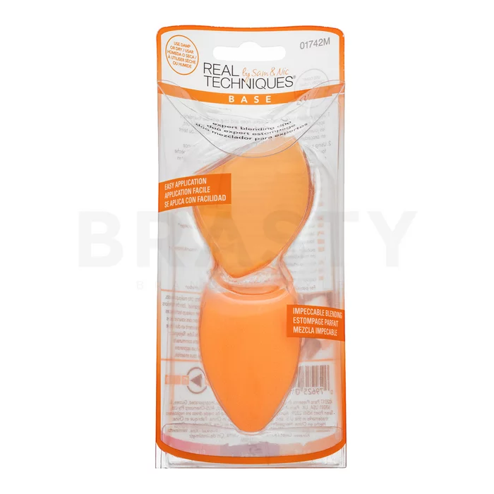 Real Techniques Base Expert Blending Duo spužvica za nanošenje šminke