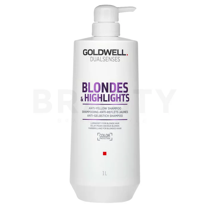 Goldwell Dualsenses Blondes & Highlights Anti-Yellow Shampoo shampoo voor blond haar DAMAGE BOX 1000 ml