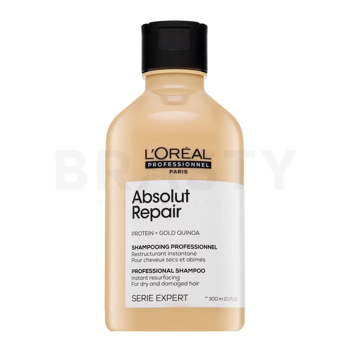 L´Oréal Professionnel Série Expert Absolut Repair Gold Quinoa + Protein Shampoo Pflegeshampoo für stark geschädigtes Haar 300 ml