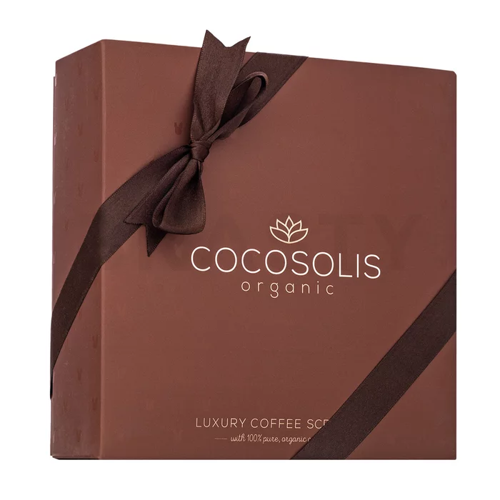 COCOSOLIS Luxury Coffee Scrub Box ajándékszett hámló hatású
