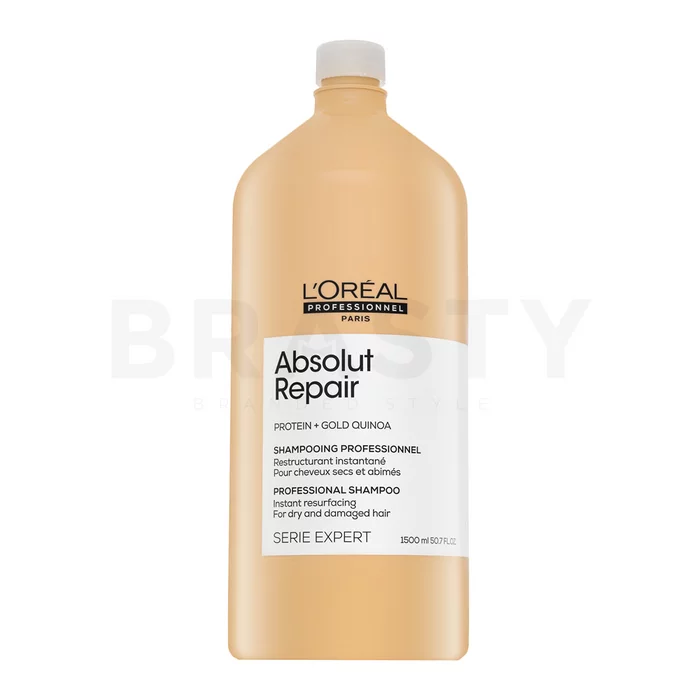 L´Oréal Professionnel Série Expert Absolut Repair Gold Quinoa + Protein Shampoo Voedende Shampoo voor zeer beschadigd haar 1500 ml