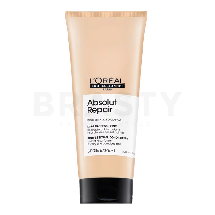 L´Oréal Professionnel Série Expert Absolut Repair Gold Quinoa + Protein Conditioner tápláló kondicionáló nagyon sérült hajra 200 ml