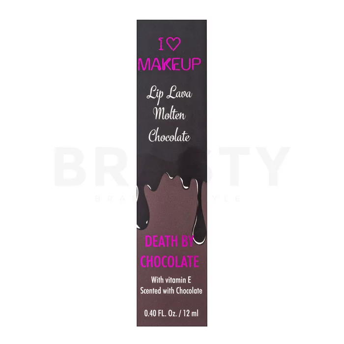 I Heart Revolution Lip Lava Molten Chocolate tekoča šminka Death by Chocolate 12 ml