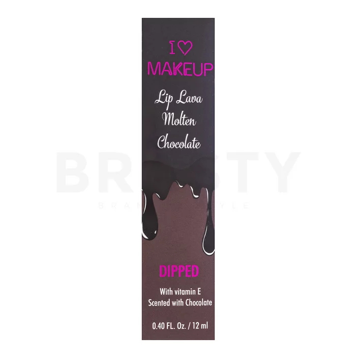 I Heart Revolution Lip Lava Molten Chocolate tekoča šminka Dipped 12 ml