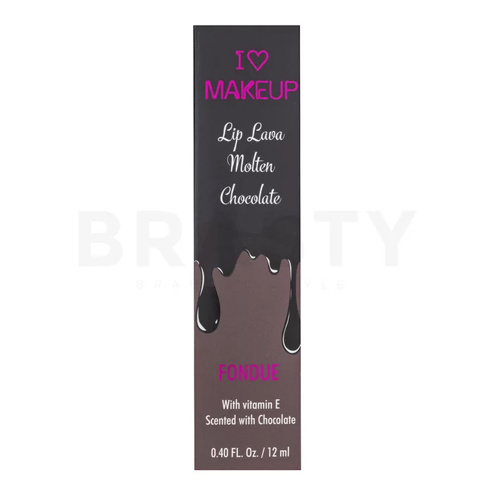 I Heart Revolution Lip Lava Molten Chocolate tekoča šminka Fondue 12 ml