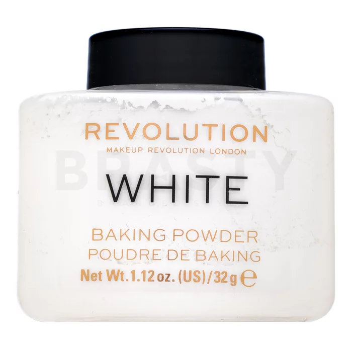 Makeup Revolution Baking Powder White prašek za enotno in sijočo polt 32 g