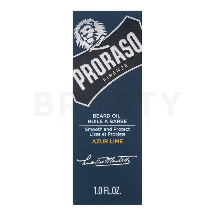 Proraso Azur Lime Beard Oil olie voor baarden 30 ml