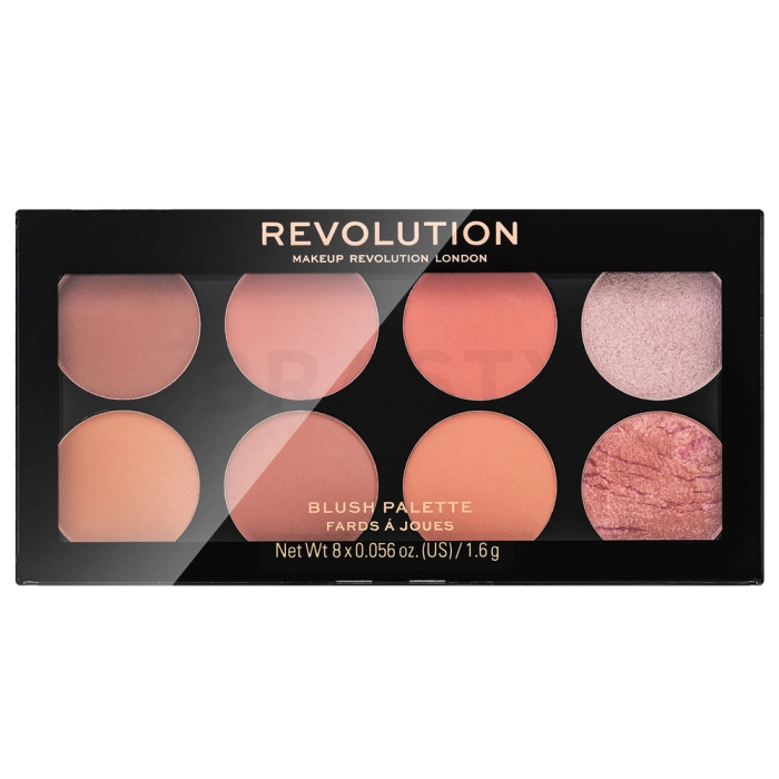 Makeup Revolution Ultra Blush Palette Hot Spice večnamenska paleta 13 g
