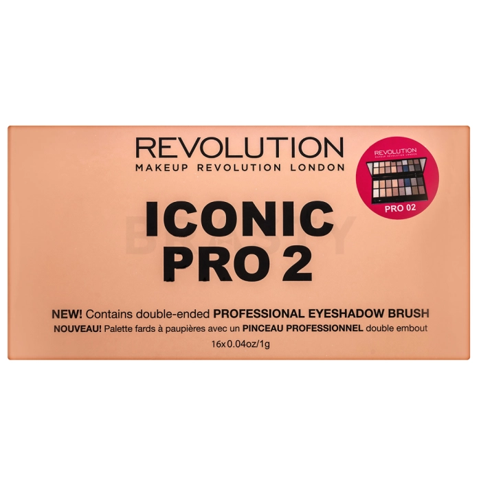 Makeup Revolution Iconic Pro Eyeshadow Palette - 2 paleta sjenila 16 g