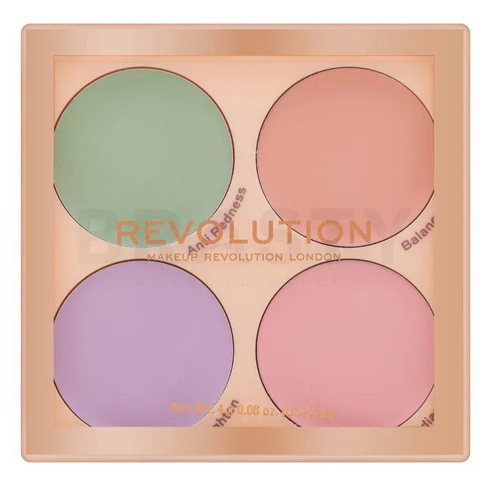 Makeup Revolution Matte Base Concealer paleta korektorov Palette 2,2 g