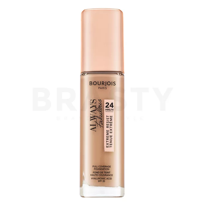 Bourjois Always Fabulous 24HRS Extreme Resist Foundation tekutý make-up pre zjednotenie farebného tónu pleti 420 Light Sand 30 ml