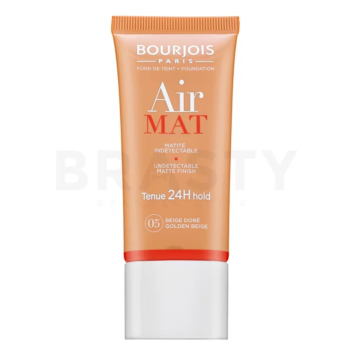Bourjois Air Mat 24H Undetectable Matte Finish tekutý make-up pre matný efekt 05 Golden Beige 30 ml