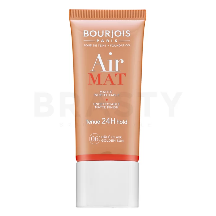 Bourjois Air Mat 24H Undetectable Matte Finish tekutý make-up pre matný efekt 06 Golden Sun 30 ml