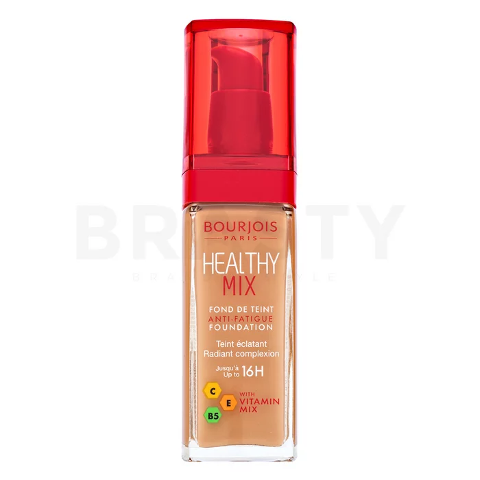 Bourjois Healthy Mix Anti-Fatigue Foundation tekutý make-up pre zjednotenú a rozjasnenú pleť 056 Light Bronze 30 ml
