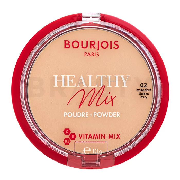 Bourjois Healthy Mix Powder puder za ujednačenu i prosvijetljenu kožu 02 Golden Ivory 10 g
