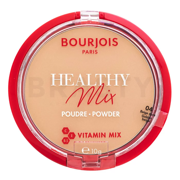 Bourjois Healthy Mix Powder puder za ujednačenu i prosvijetljenu kožu 04 Golden Beige 10 g