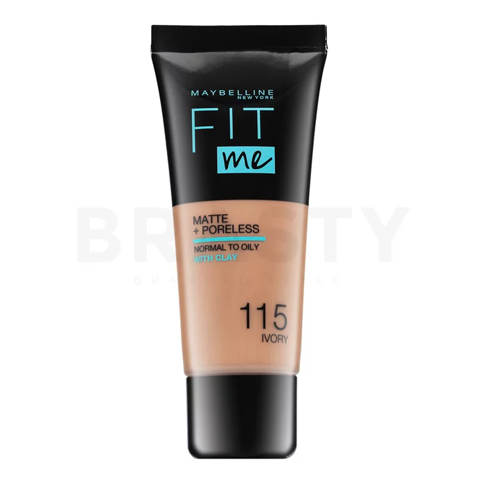 Maybelline Fit Me! Foundation Matte + Poreless tekući make-up s matirajućim učinkom 115 Ivory 30 ml