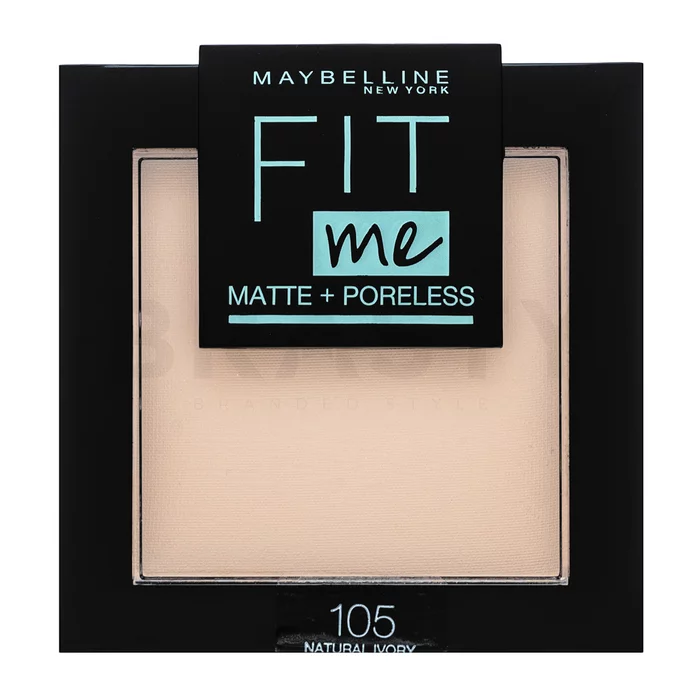 Maybelline Fit Me! Matte + Poreless Powder puder s matirajućim učinkom 105 Natural Ivory 9 g