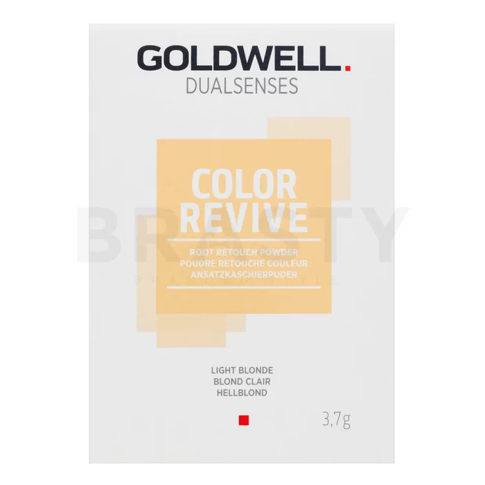 Goldwell Dualsenses Color Revive Root Retouch Powder korektor do odrostów i siwych włosów do włosów blond Light Blonde 3,7 g