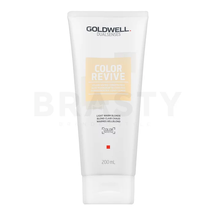 Goldwell Dualsenses Color Revive Conditioner balsamo nutriente per ravvivare calde tonalità bionde di capelli Light Warm Blonde 200 ml