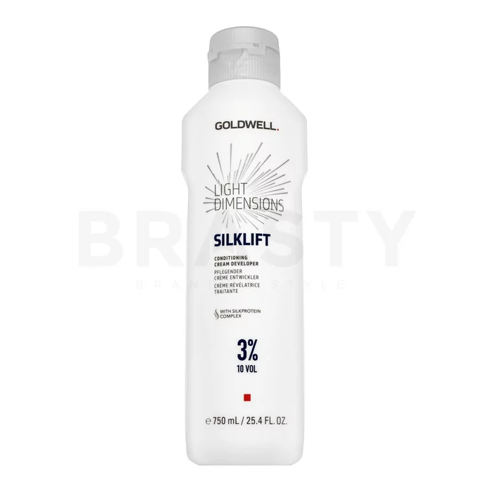 Goldwell Light Dimensions Silklift Conditioning Cream Developer emulsie ontwikkelen voor alle haartypes 3% 10 Vol. 750 ml