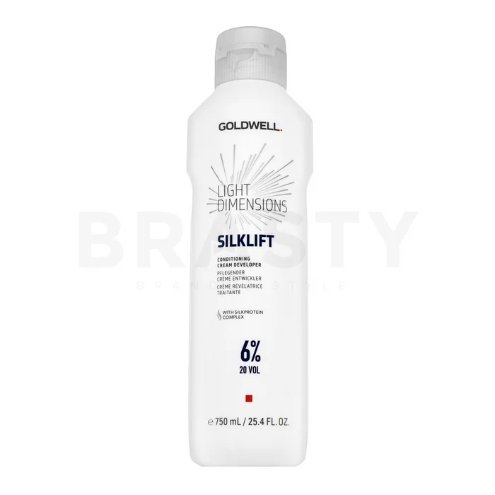 Goldwell Light Dimensions Silklift Conditioning Cream Developer emulsie ontwikkelen voor alle haartypes 6% 20 Vol. 750 ml