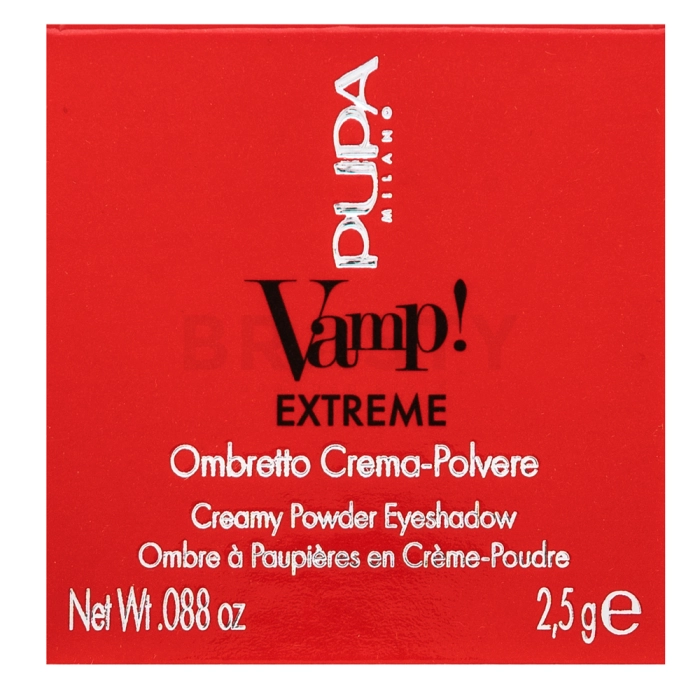 Pupa Vamp! Extreme 004 Extreme Black sjenila za oči 2,5 g