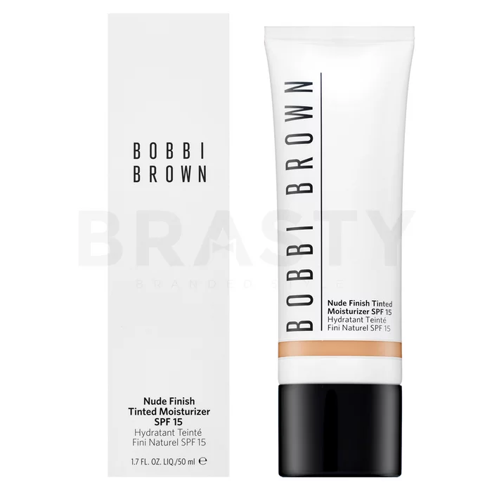 Bobbi Brown Nude Finish Tinted Moisturizer SPF15 podkład w płynie z ujednolicającą i rozjaśniającą skórę formułą Light Tint 50 ml