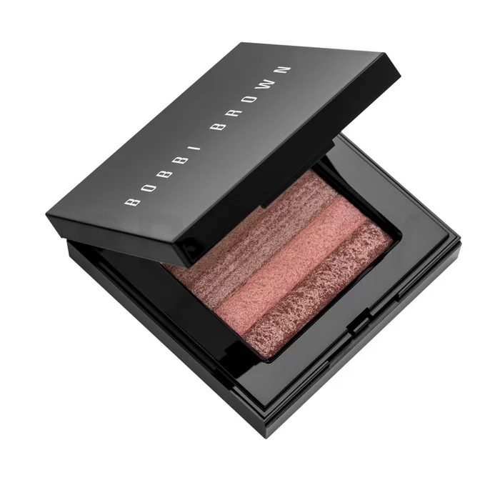 Bobbi Brown Shimmer Brick Compact rozjasňovač pro sjednocenou a rozjasněnou pleť Pink Quartz 10 g
