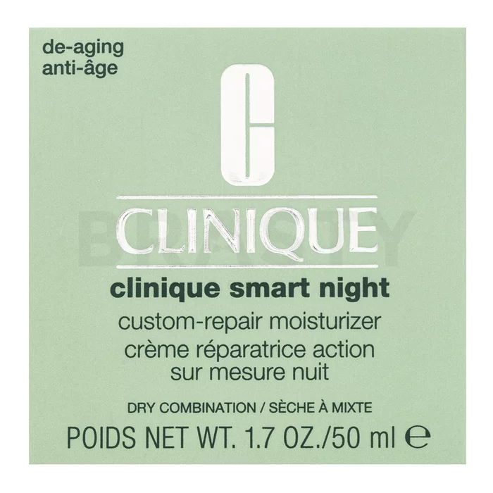 Clinique Clinique Smart Night Custom-Repair Moisturizer Dry/Combination nachtcrème met hydraterend effect 50 ml