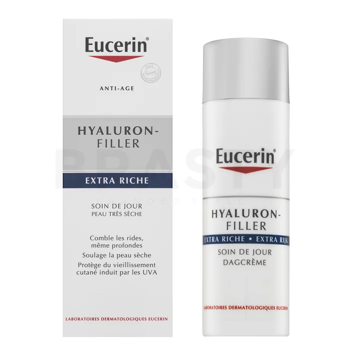 Eucerin Hyaluron-Filler Extra Rich Day Cream hidratáló krém száraz arcbőrre 50 ml