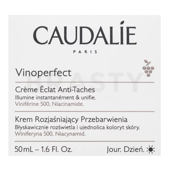 Caudalie Vinoperfect Instant Brightening Moisturizer cremă hidratantă împotriva petelor pigmentare 50 ml
