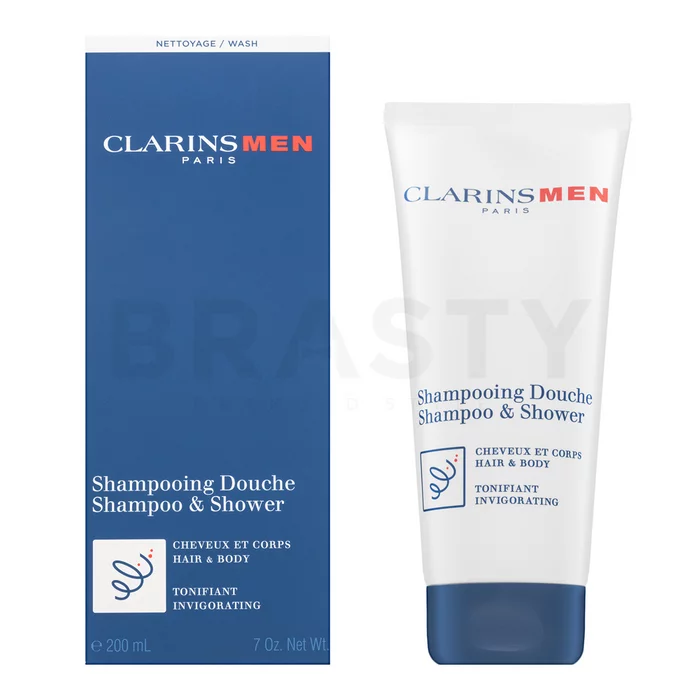 Clarins Men Shampoo & Shower šampon a sprchový gel 2v1 pro muže 200 ml