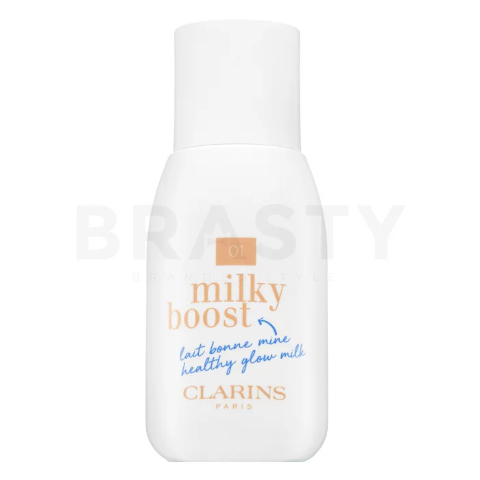 Clarins Milky Boost Foundation tonifiërende en hydraterende emulsie voor een uniforme en stralende teint 01 Cream 50 ml
