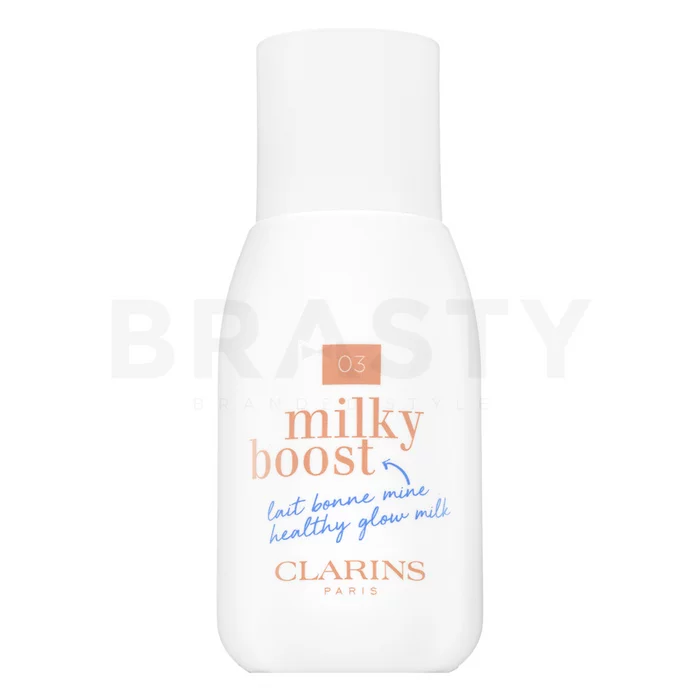 Clarins Milky Boost Foundation tonifiërende en hydraterende emulsie voor een uniforme en stralende teint 03 Cashew 50 ml