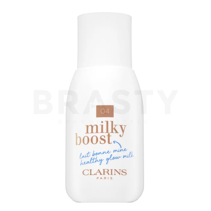 Clarins Milky Boost Foundation tonifiërende en hydraterende emulsie voor een uniforme en stralende teint 04 Auburn 50 ml