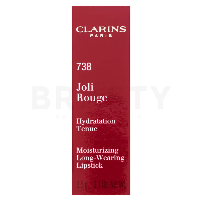 Clarins Joli Rouge Lipstick dolgo obstojna šminka z vlažilnim učinkom 738 Royal Plum 3,5 g