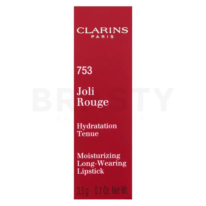 Clarins Joli Rouge Lipstick dolgo obstojna šminka z vlažilnim učinkom 753 Pink Ginger 3,5 g