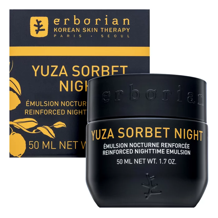 Erborian Yuza Sorbet Night Reinforced Nighttime Emulsion éjszakai krém hidratáló hatású 50 ml