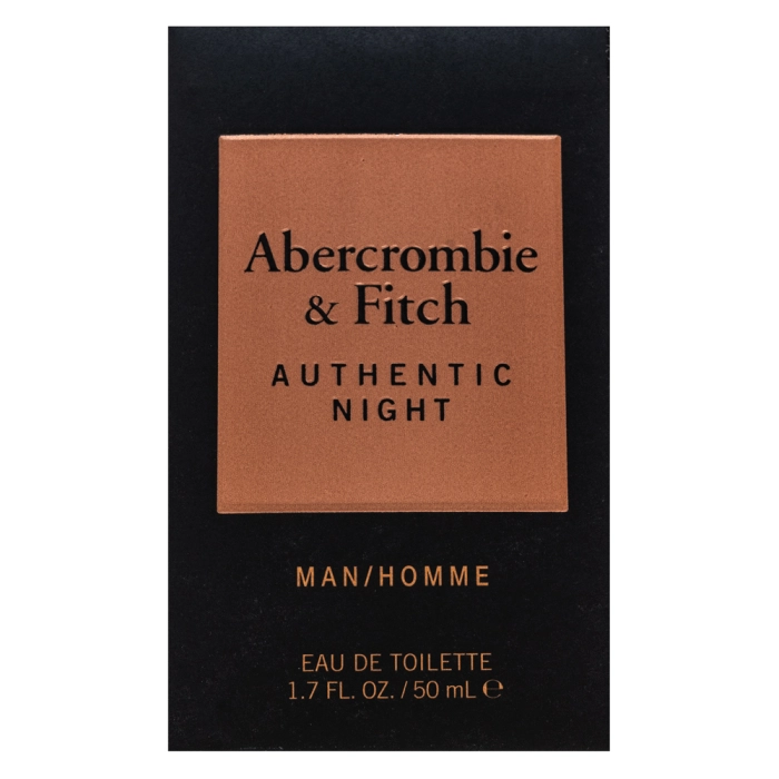 Abercrombie & Fitch Authentic Night Man toaletná voda pre mužov 50 ml